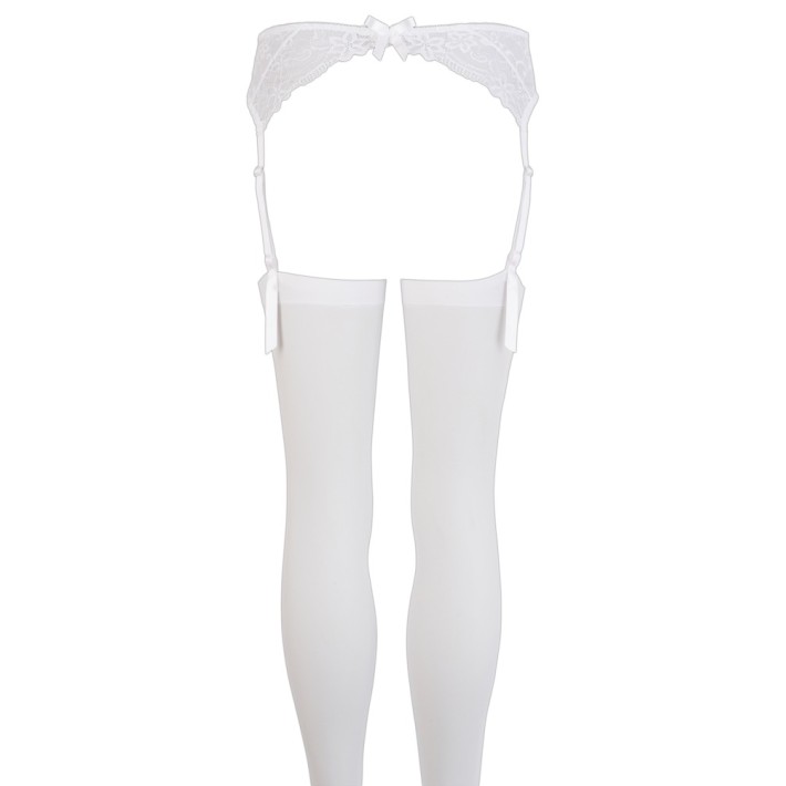 Ciorapi Sexy Cu Jartiere, Alb, S/m