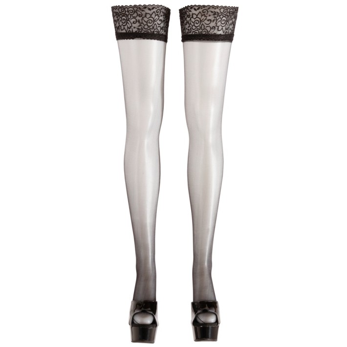 Ciorapi Sexy Cu Dantela, Negru, 3