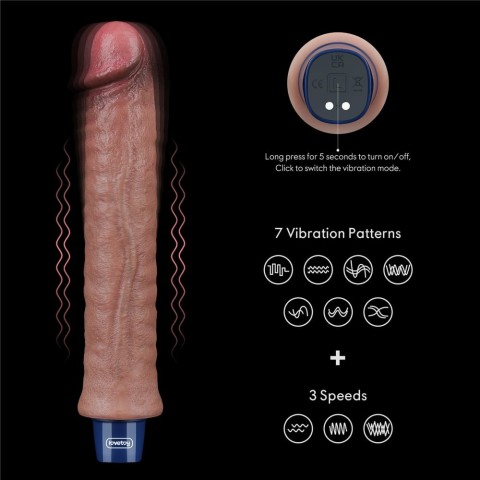 Pagina 4 - Vibratoare, Vibrator Reincarcabil Real Softee, Brun Deschis, 24 Cm, pasiune.ro