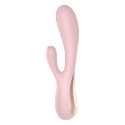 Vibrator Rabbit Mono Flex, Roz, 20 Cm
