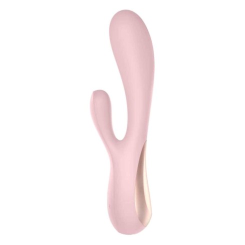 vibrator, Vibrator Rabbit Mono Flex, Roz, 20 Cm, pasiune.ro