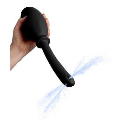 Irigator Anal Freshen Pump I, Negru, 13 Cm