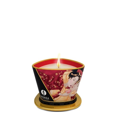 lumanare, Lumanare De Masaj  Cu Aroma De Capsuni, 170 Ml, pasiune.ro