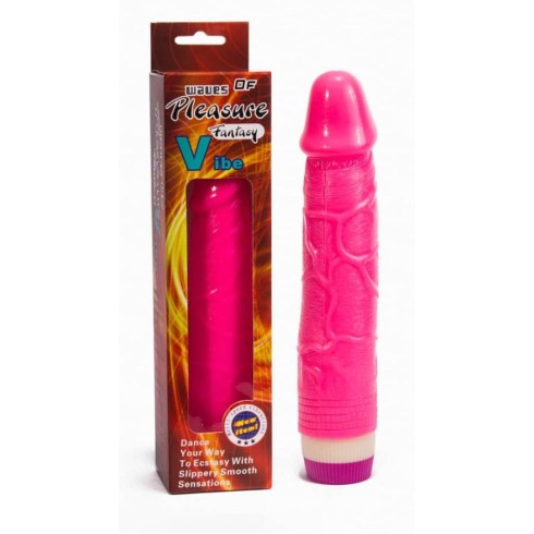 fantasy, Vibrator Waves Of Pleasure Fantasy Vibe, Roz, 21 Cm, pasiune.ro