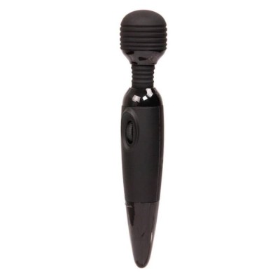 Vibrator Bagheta Power Wand, Negru, 25 Cm