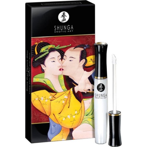 Shunga, Balsam De Buze Stimulant Divine Oral Pleasure, Capsuni, 10 Ml, pasiune.ro