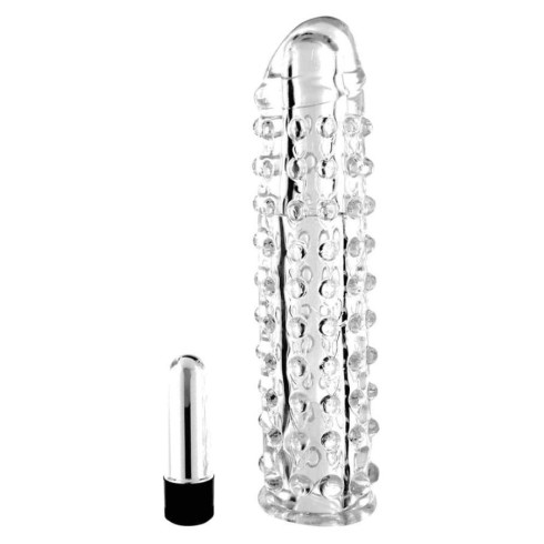 manson, Manson Penis Cu Vibratii, Transparent, 17 Cm, pasiune.ro