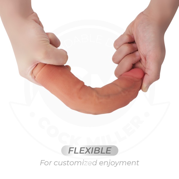 Vibrator Realist Cock Miller Cu Ventuza Si Telecomanda, 19.5 Cm 6