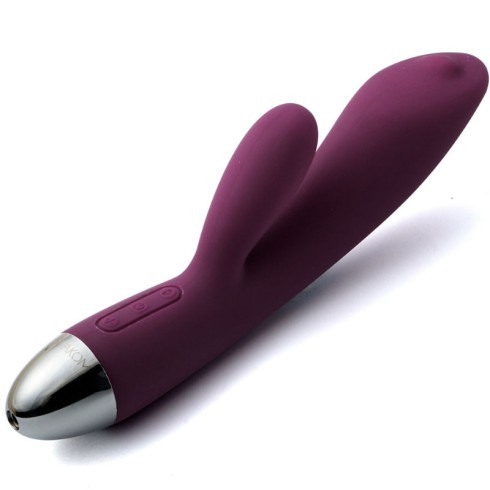 vibrator, Vibrator Trysta Targeted Rolling G-spot, Violet, 18 Cm, pasiune.ro