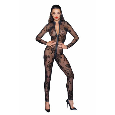 Pagina 2 - Bodystocking Catsuit, Salopetă Lungă Din Tul Cu Fermoar- Zipper - Xl, pasiune.ro