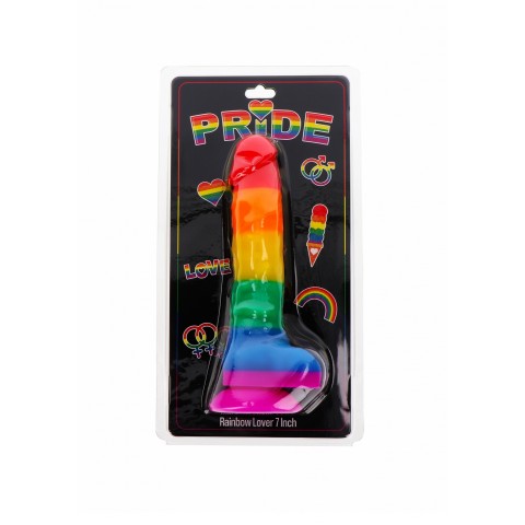 ToyJoy, Dildo Lover Curcubeu 18cm, pasiune.ro