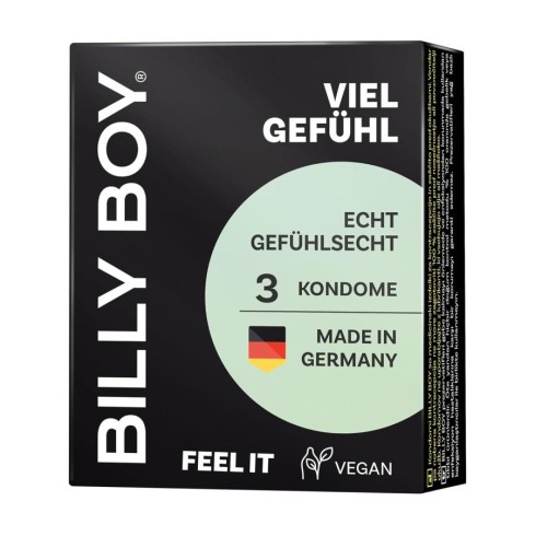 prezervative, Prezervative Billy Boy Feel It 3 Buc, pasiune.ro