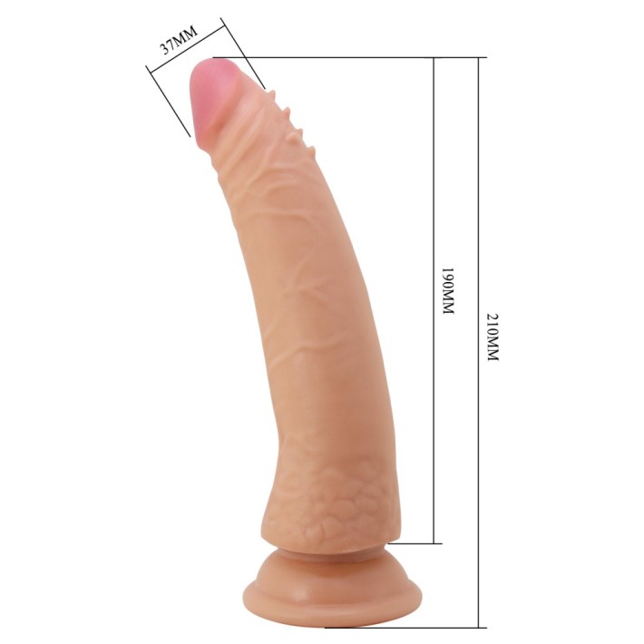 Dildo Realistic Cable, Natural, 21 Cm 7