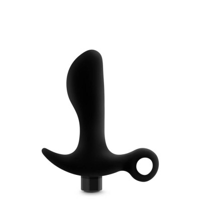 Vibrator Anal Adventures Prostate Massager 01, Negru, 10.5 Cm