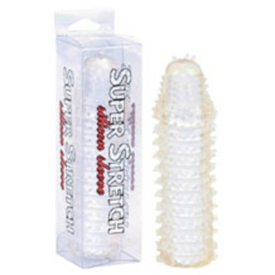 Extensie/manson Penis Super Stretch, Transparent, 15 Cm
