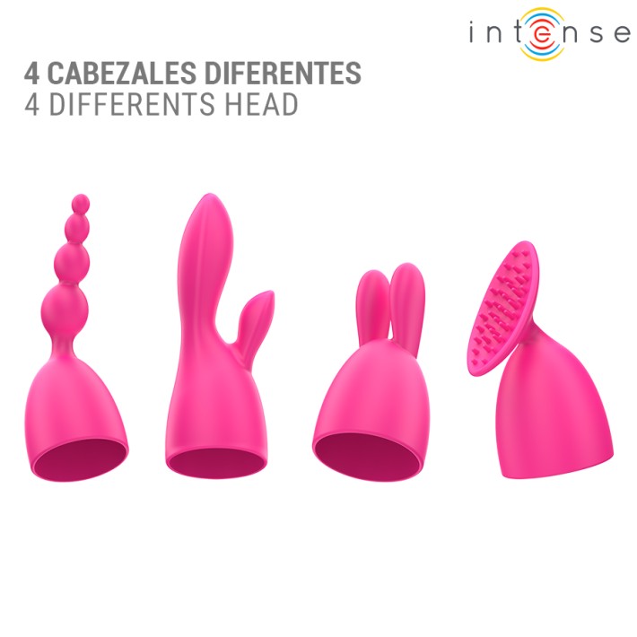 Vibrator Cher Intense, Capete Interschimbabile Roz 3