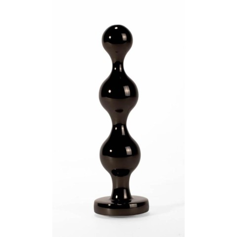 Dildouri Anale, Dop Anal Cu Bijuterie Secret Shine Booty Call M, Metalic + Negru, 11.5 Cm, pasiune.ro