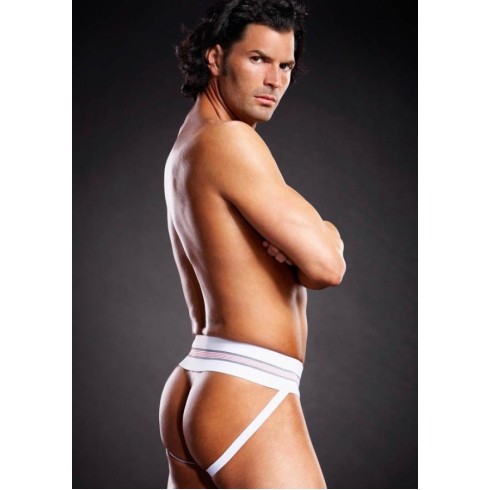 micro, Microfiber Jock Strap White S/m S-m, pasiune.ro