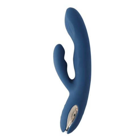 21, Vibrator Rabbit Aylin, Albastru, 21.5 Cm, pasiune.ro