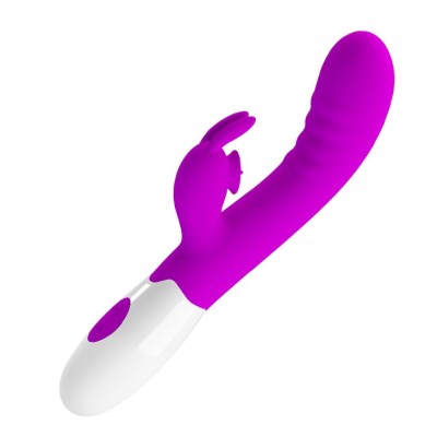 Vibrator Rabbit Cerberus, Violet, 20.5 Cm