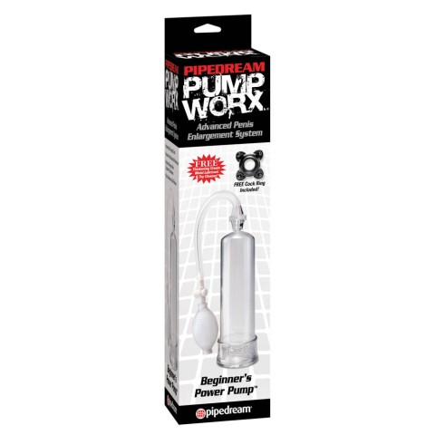 Pompe penis, Pompa Penis Pentru Incepatori Beginners Power Pump, Transparent, pasiune.ro