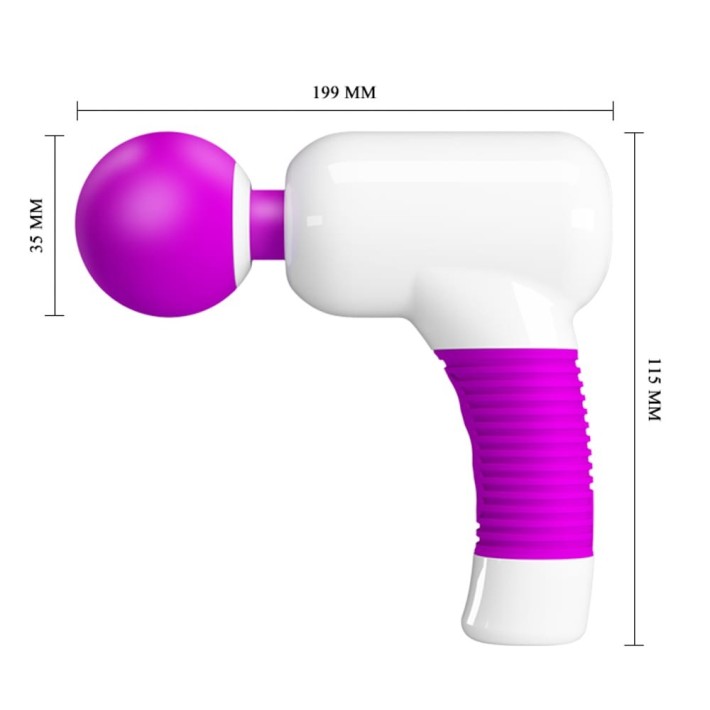 Vibrator Magic Gun, Violet, 20 Cm