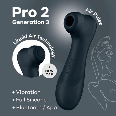 Pagina 20 - Vibratoare, Stimulator Clitoridian Air Pulse Pro 2 Generation 3 + Bluetooth/app,  Negru, pasiune.ro
