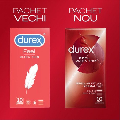 prezervative, Pachet Prezervative Durex Feel Ultra Thin 2x10, 20 Bucati , pasiune.ro