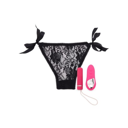 glont, Chiloti Cu Glont Vibrator Si Telecomanda Pink, pasiune.ro