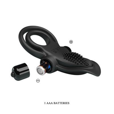 Inel Penis Cu Vibratii, Negru