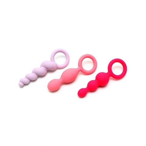 Satisfyer, Set 3 Dopuri Anale, Multicolor, pasiune.ro