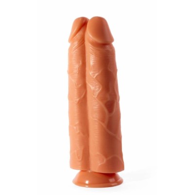 Dildo Realistic 2-in-1, Natural, 28 Cm