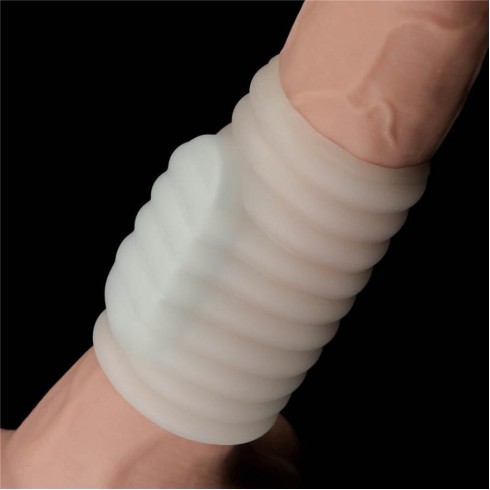 manson, Inel / Manson Penis Cu Vibratii Vibrating Spiral Knights Ring, Alb, pasiune.ro