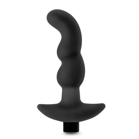 Jucarii Barbati, Vibrator Anal Adventures Prostate Massager 03, Negru, 13 Cm, pasiune.ro