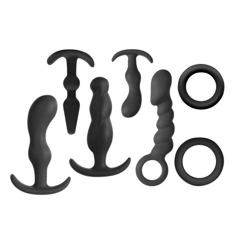 Vibratoare Seturi, Set Jucarii Erotice Cuplu Jovial, Negru, 7 Piese, pasiune.ro