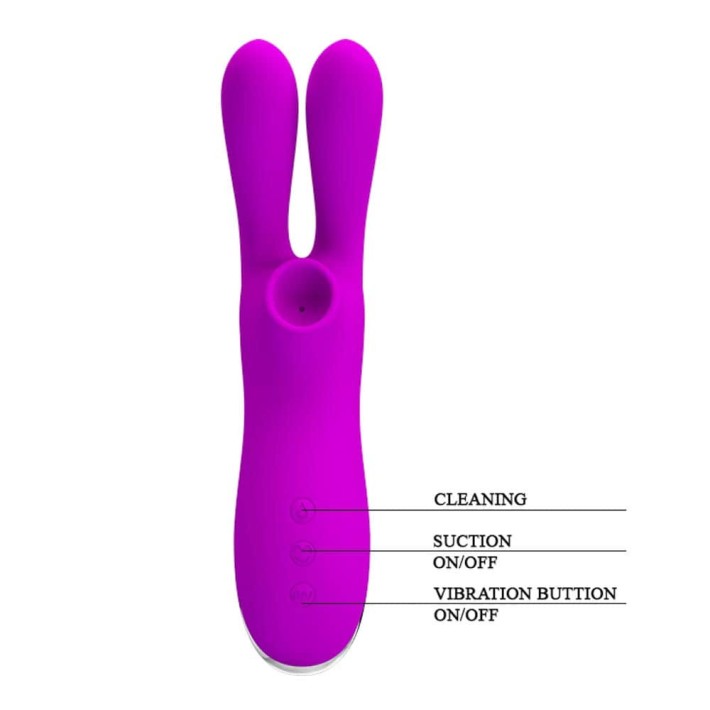 Vibrator Clitoridian Ralap, Violet, 16 Cm
