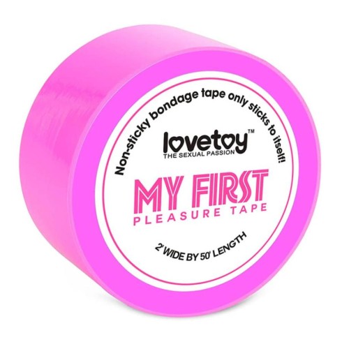 Banda Adeziva Non-Lipicioasa Pentru Jocuri Erotice, Roz, 15 m