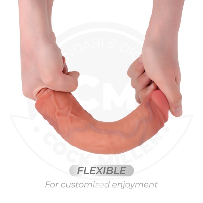 Vibrator Realist Cock Miller Cu Ventuza Si Telecomanda, 20.5 Cm 4