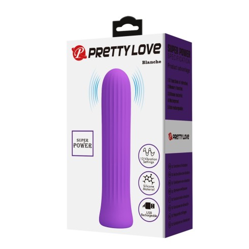 vibrator, Vibrator Clasic Blanche, Mov Ii, 10 Cm, pasiune.ro