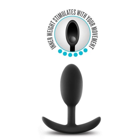 dop, Dop Anal Adventures Vibra Slim Medium, Negru, 10 Cm, pasiune.ro