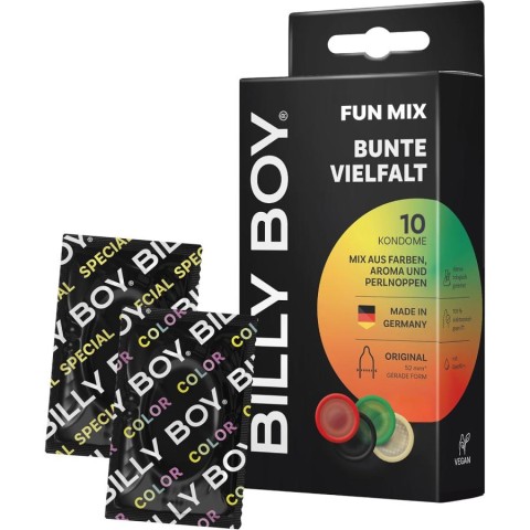 BILLY BOY, Prezervative Billy Boy Fun Mix 10 Buc, pasiune.ro