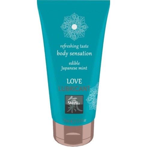 shiatsu, Lubrifiant Comestibil - Japanese Mint, 75 Ml, pasiune.ro