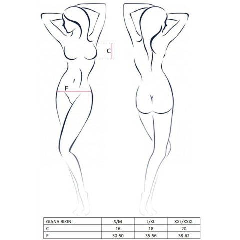 Oferte pentru lenjerie sexy, Set 2 Piese Passion Giana, pasiune.ro