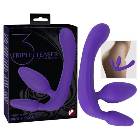 You2Toys, Strap-on Femei Triple Teaser (fara Ham), pasiune.ro