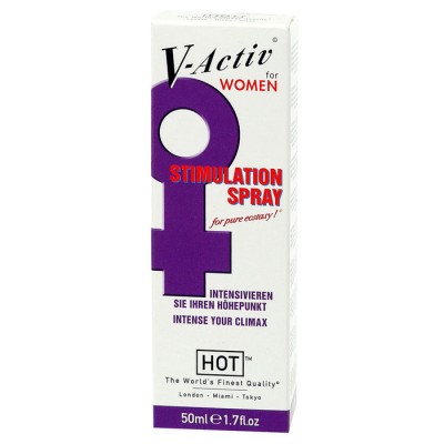 Spray Stimulator Pentru Femei V-activ, 50 Ml