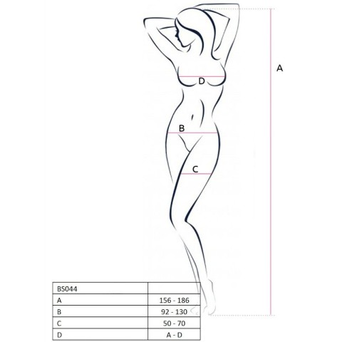 Pagina 2 - Bodystocking Catsuit, Bodystocking Passion Bs044 Alb, pasiune.ro