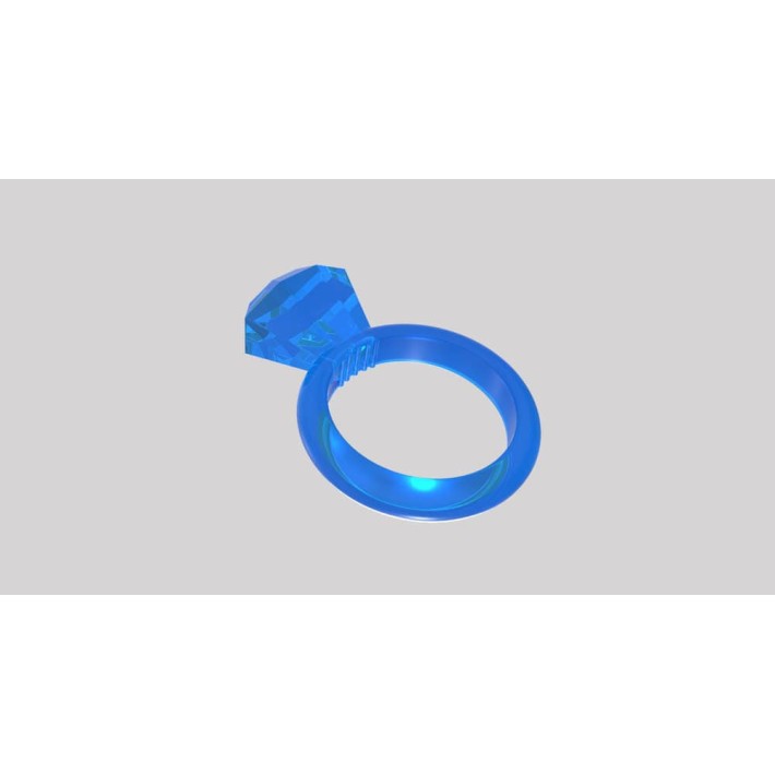 Inel Penis Diamond Cock Ring, Albastru