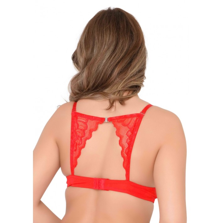 Sutien Cu Push-up Daring Intimates Racerback Rosu 2