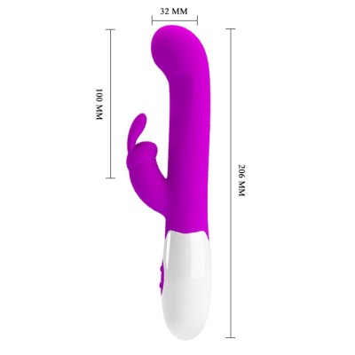 Vibrator Rabbit Centaur, Violet, 20 Cm