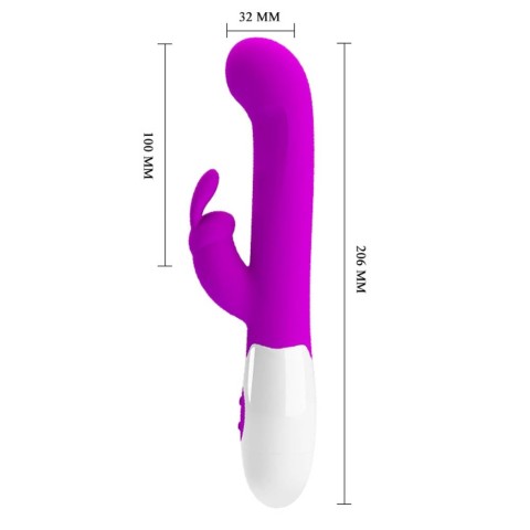 Vibratoare Rabbit, Vibrator Rabbit Centaur, Violet, 20 Cm, pasiune.ro